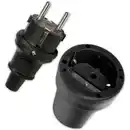 Bild 1 von Heitech Gummi-Schutzkontakt-Stecker oder -Kupplung
