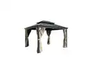Bild 1 von Pavillon "Sofia" aus Aluminium & Stahl ca. 365 x 300 x 282 cm - Schwarz
