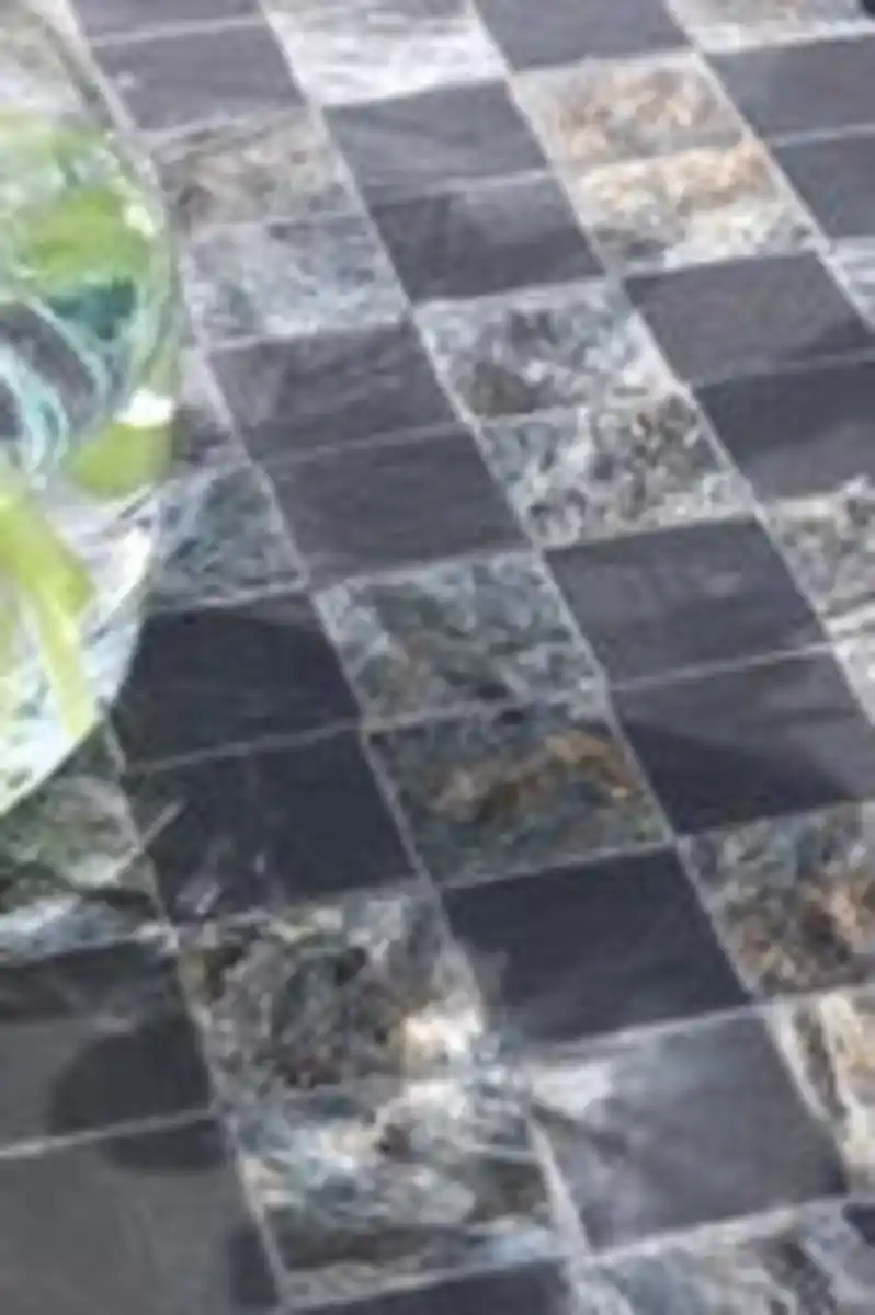Bild 4 von Gartentisch Mosaik GISMO, ca. 120 x 60 x 75 cm - Schwarz