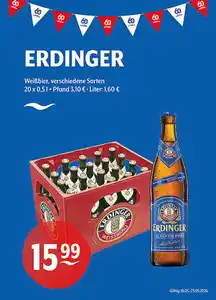 ERDINGER Weißbier verschiedene Sorten