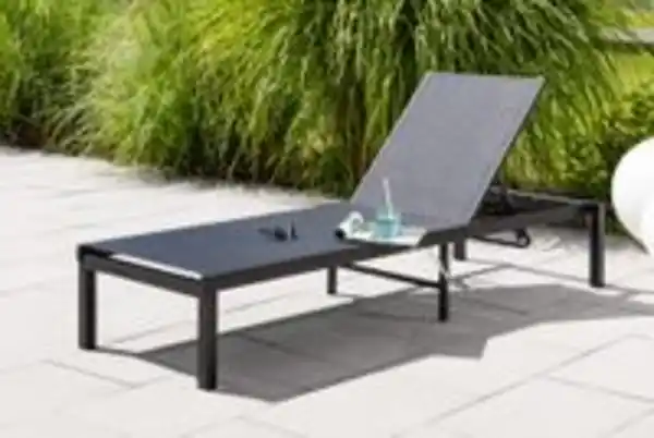 Bild 2 von Sonnenliege Gartenliege verstellbare Rückenlehne Aluminium