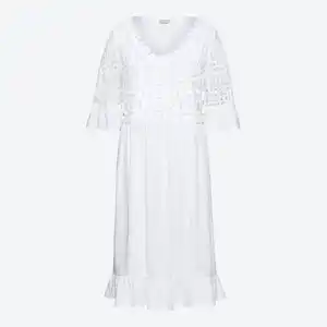 Damen-Kleid mit Makramee-Spitze