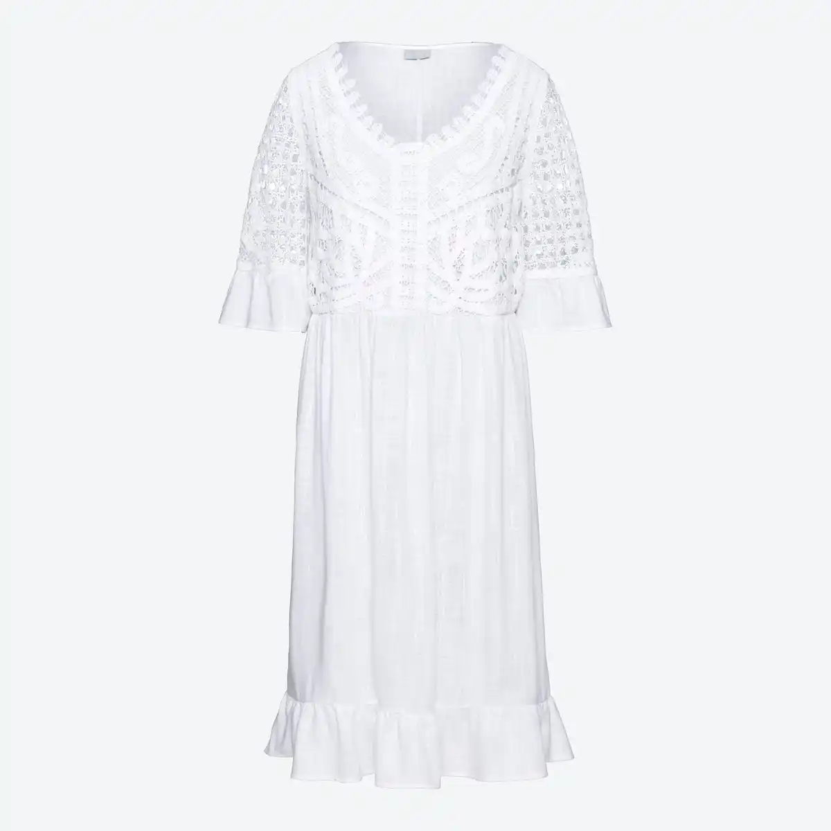 Bild 1 von Damen-Kleid mit Makramee-Spitze