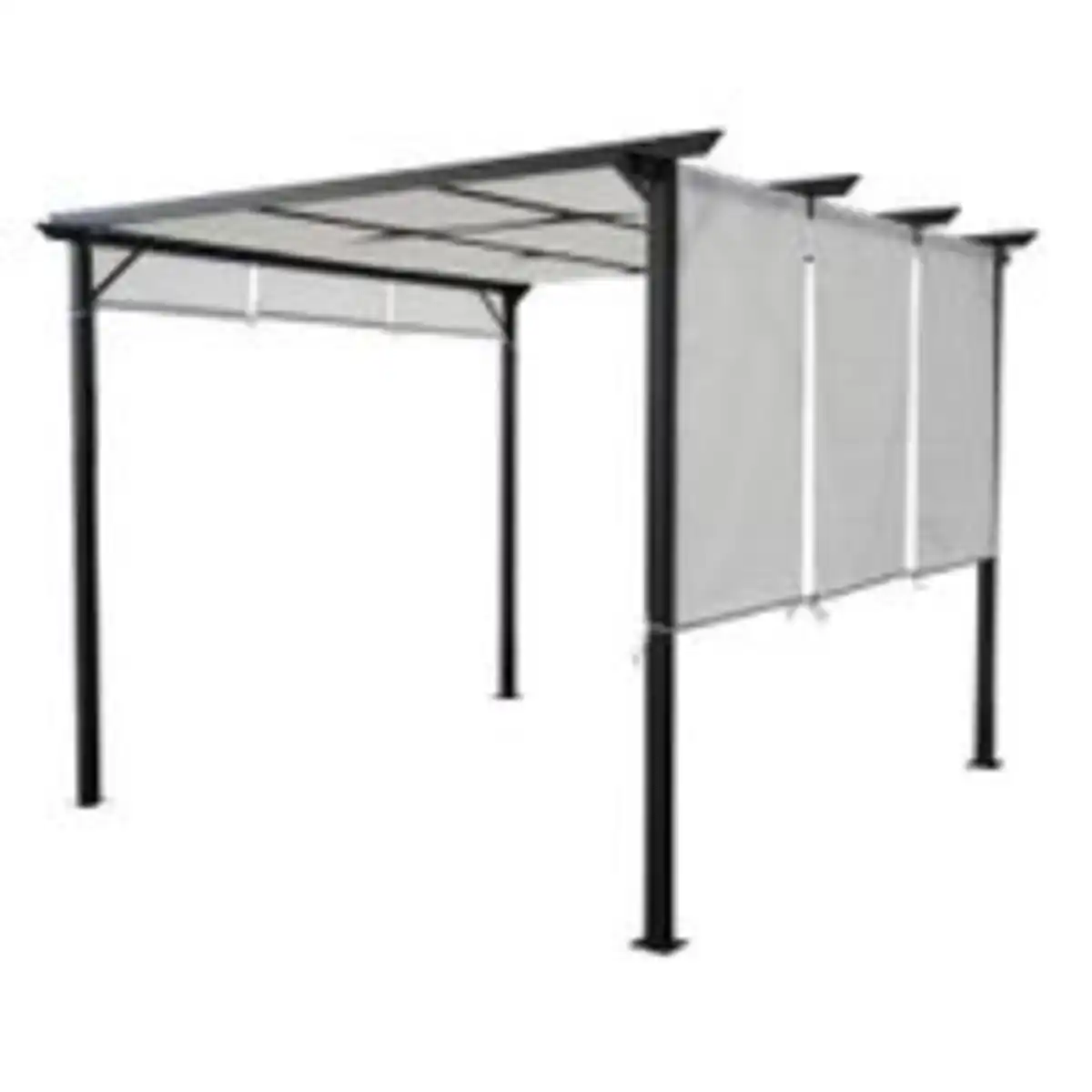 Bild 4 von Pergola aus Stahl ca. 295 x 295 x 225 cm - Weiß
