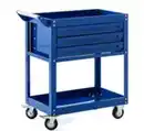 Bild 2 von Werkzeugrollwagen mit 2 Ablagen & 3 Schubladen 78x 45x 92 cm blau