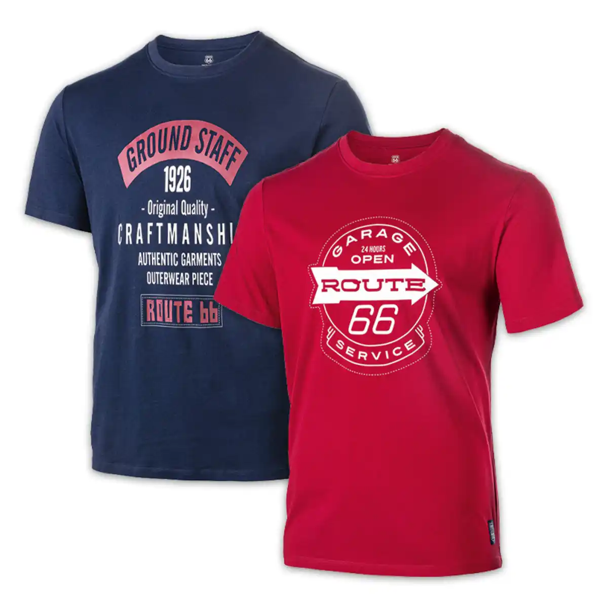 Bild 1 von Route 66 T-Shirt 2er