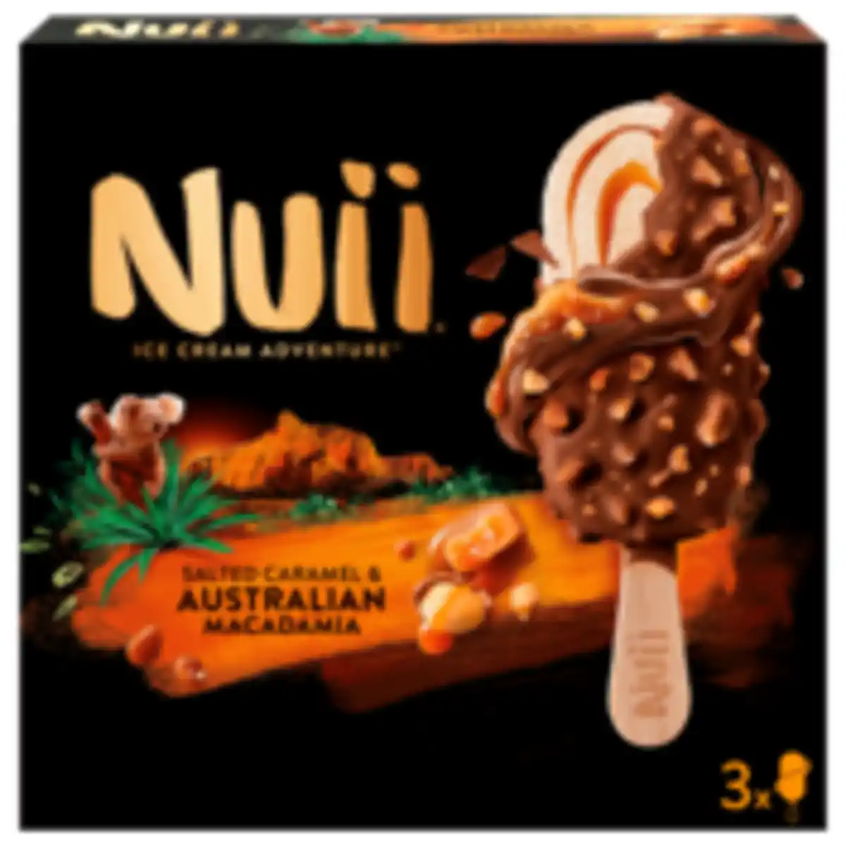 Bild 1 von Nuii Ice Cream Salted Caramel & Australian Macadamia oder Milka Vanilla & Chocolate Swirl