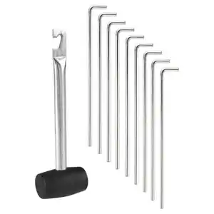ADVENTURIDGE Camping Accessories, Hringe 10+Ham