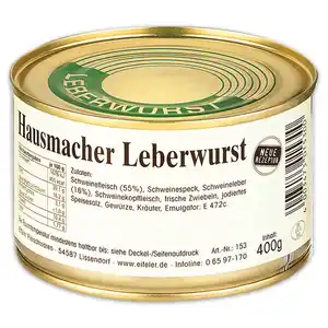 Gutes aus der Eifel Hausmacher Wurstspezialität