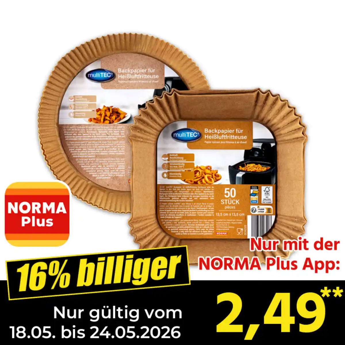 Bild 1 von Multitec Backpapier