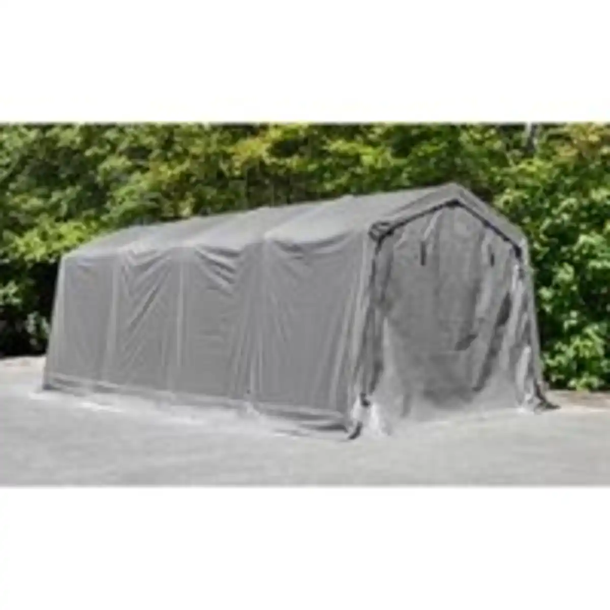 Bild 4 von Folien Autogarage Zeltgarage ca. 305 x 610 x 240 cm - Grau
