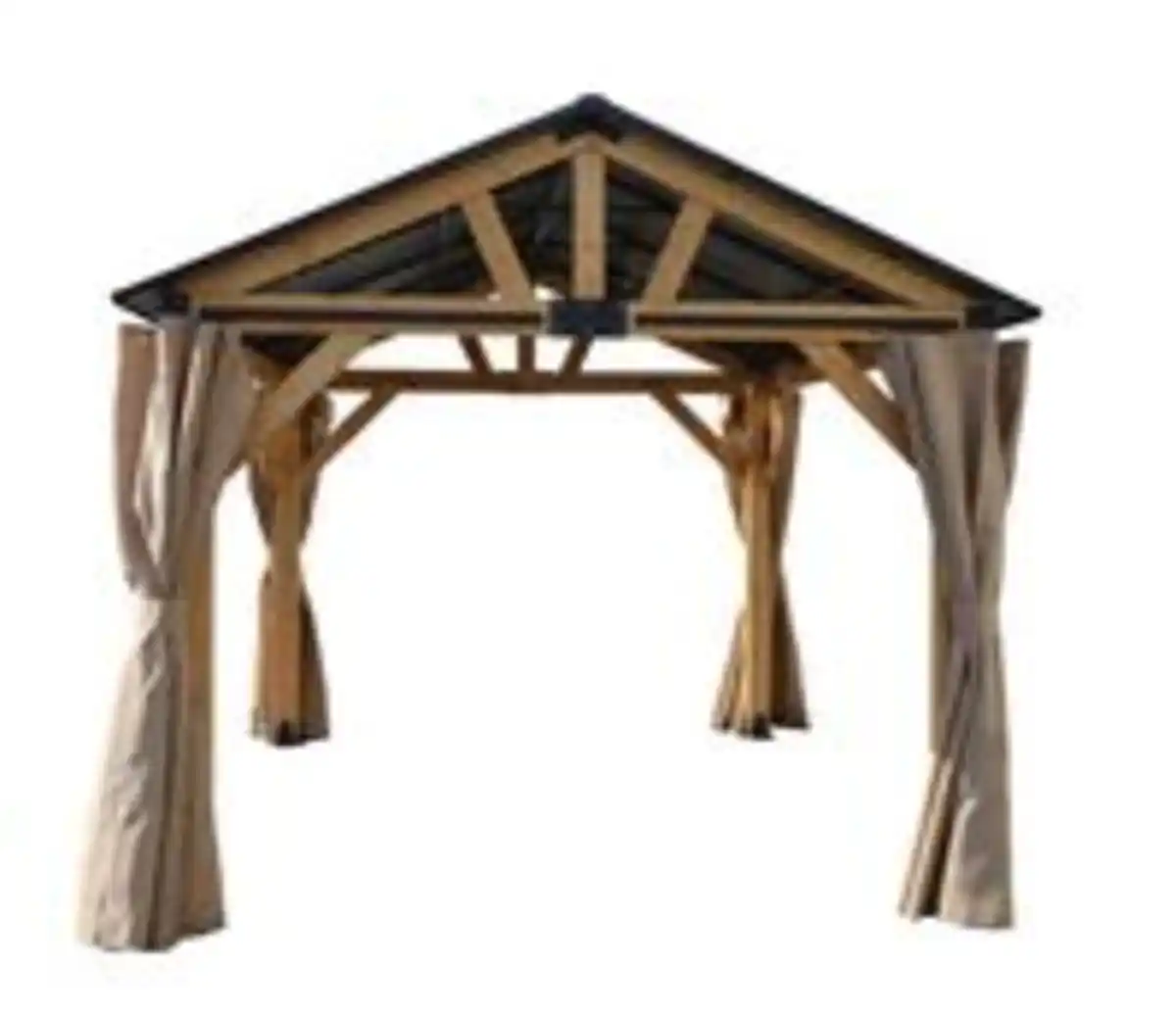 Bild 3 von Pavillon KENT ca. 355 x 298 x 265 cm - Schwarz