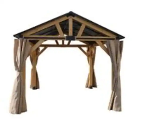 Bild 3 von Pavillon KENT ca. 355 x 298 x 265 cm - Schwarz