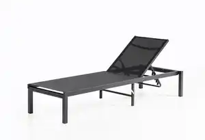 Sonnenliege Gartenliege verstellbare Rückenlehne Aluminium