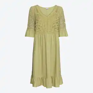 Damen-Kleid mit Makramee-Spitze