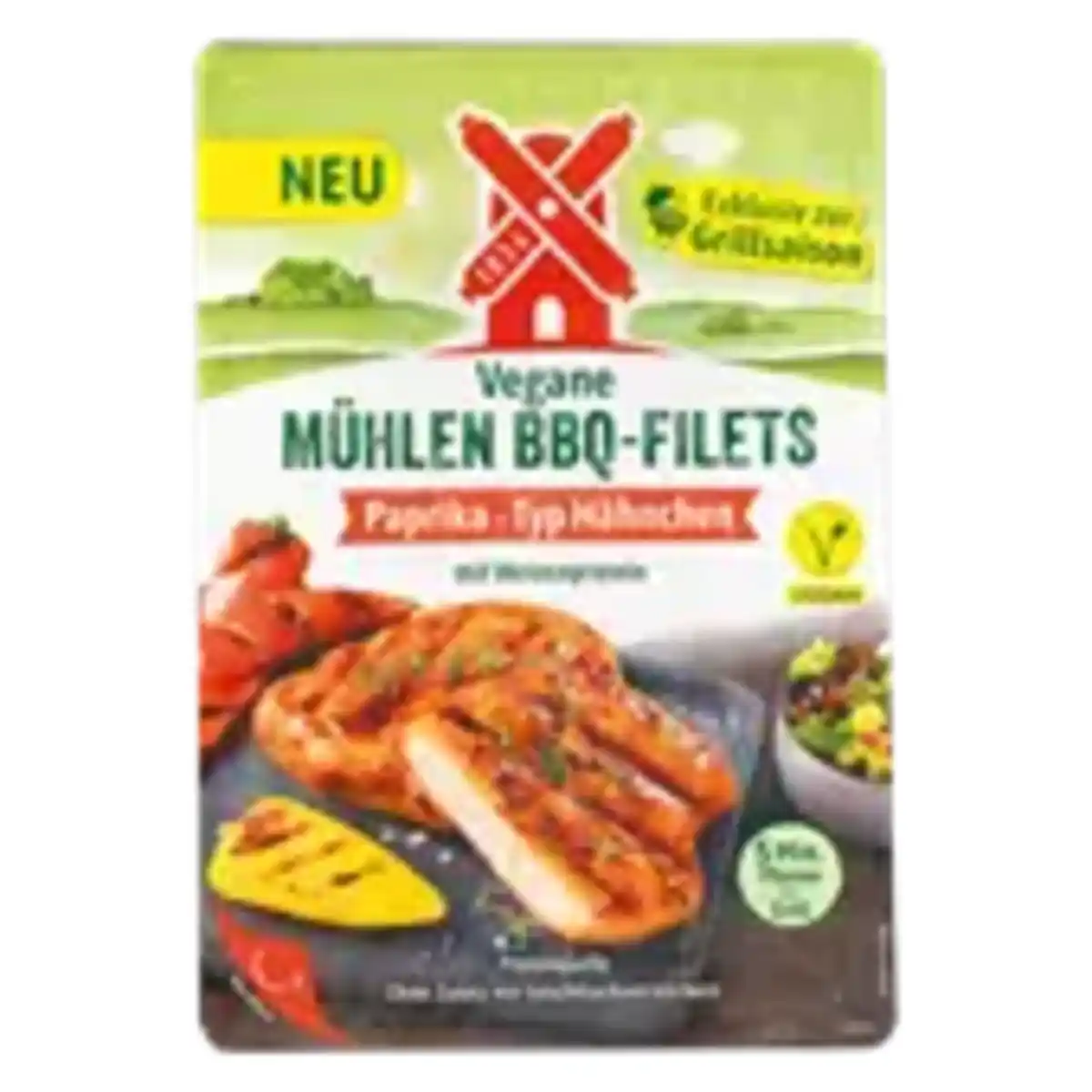 Bild 1 von Rügenwalder Vegan BBQ Paprika Hähnchen Filet