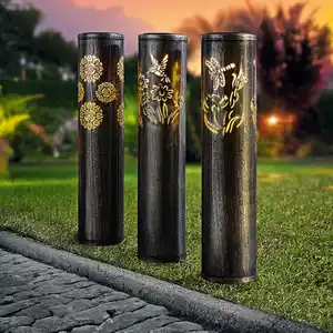 I-Glow LED-Solar-Gartenstecker "Pfahl"