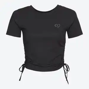 Damen-Funktions-T-Shirt mit Rundhalsausschnitt