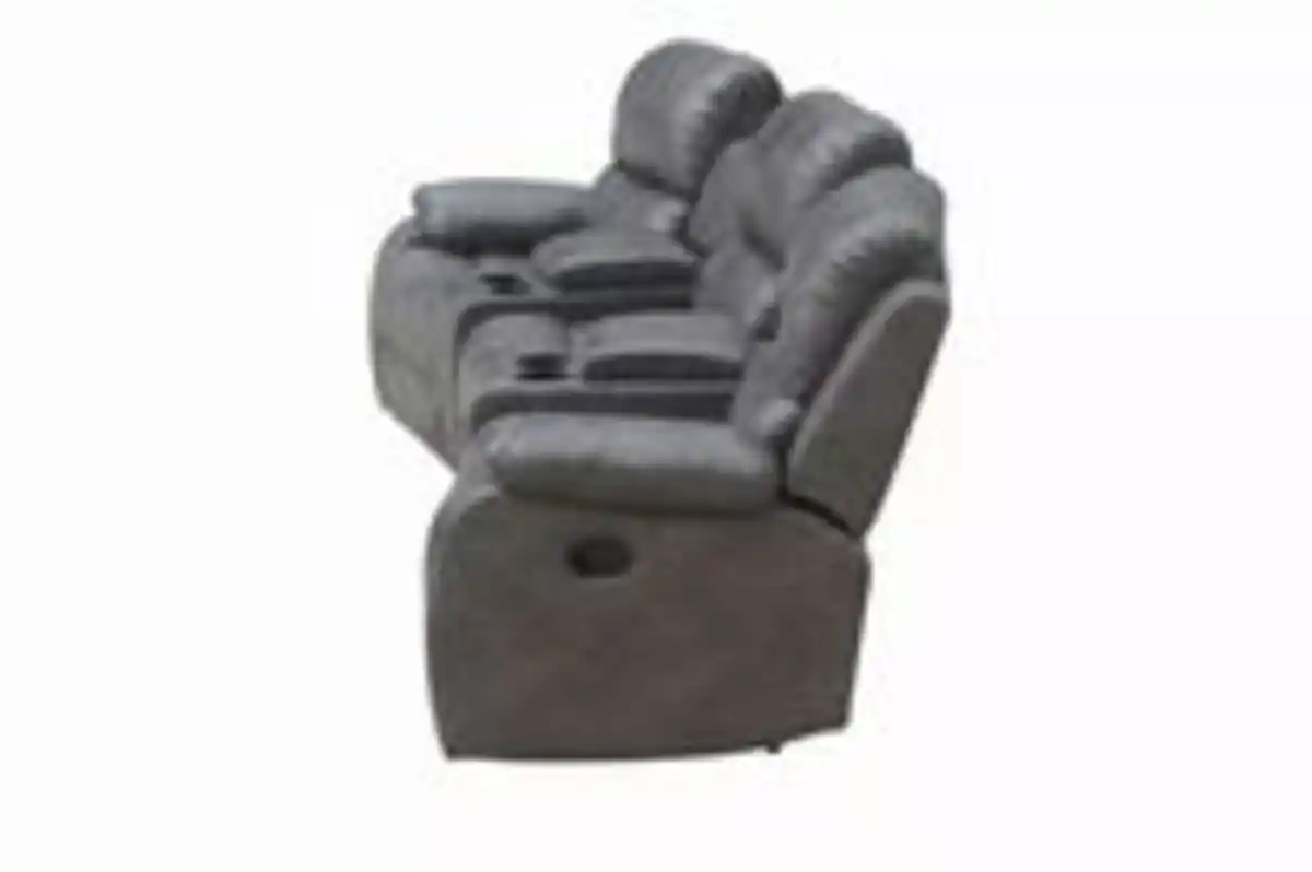 Bild 4 von Home-Cinema 3-Sitzer mit Getränkehalter & Ablagefach, ca. 310 x 100 x 101 cm - Grau