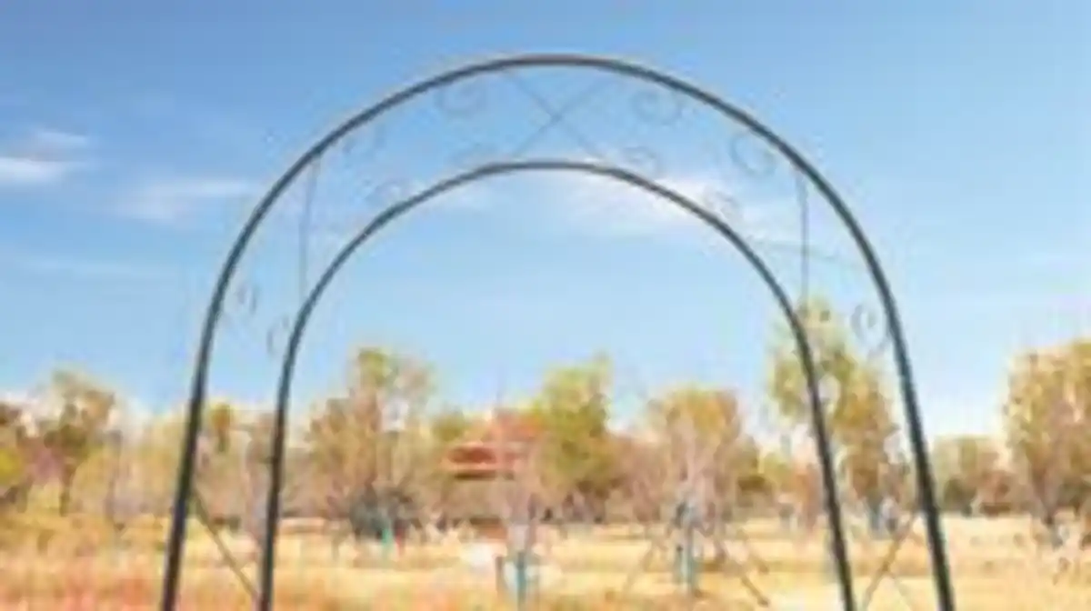 Bild 3 von Gartenbogen aus Metall, ca. 110 x 39 x 230 cm