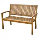 Bild 2 von CASAYA Bank »Somerville«, Holz, 2-Sitzer, BxHxT: 128 x 62 x 91,5 cm