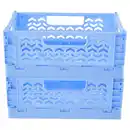 Bild 1 von HOME CREATION Mini Klappboxen, Klein 2er-Set, Hellblau