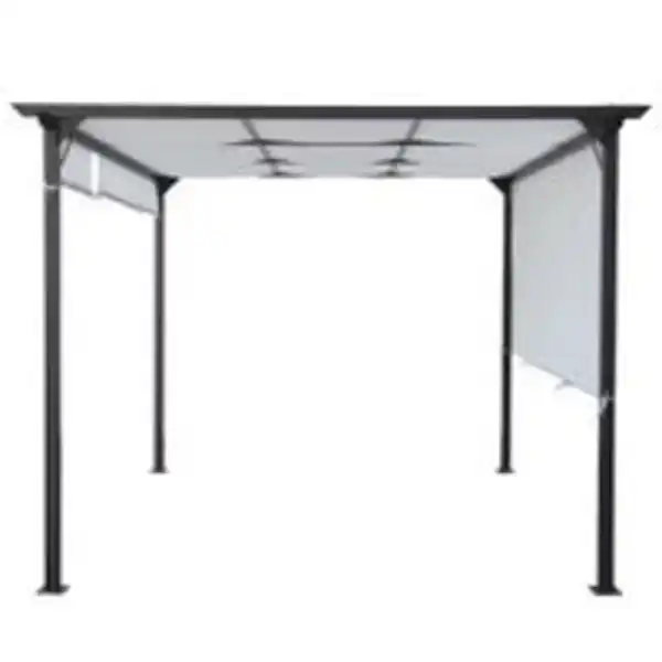 Bild 3 von Pergola aus Stahl ca. 295 x 295 x 225 cm - Weiß