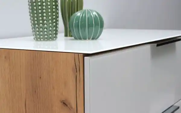 Bild 2 von Germania - Kommode Oakland, Eiche-Nachbildung/weiß, 134 x 102 cm