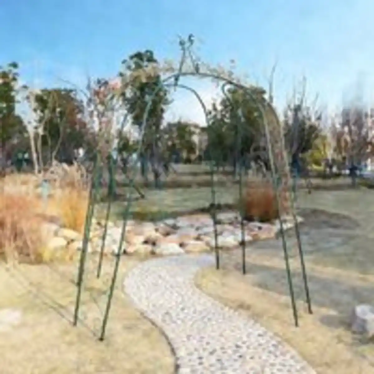 Bild 2 von Gartenbogen aus Metall, ca. 190 x 39 x 240 cm
