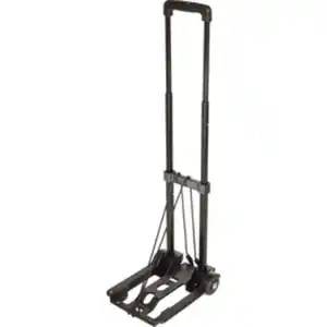 Yachticon Klappkarre, schwarz, BxH: 250 x 970 mm, max. Tragfähigkeit: 25 kg