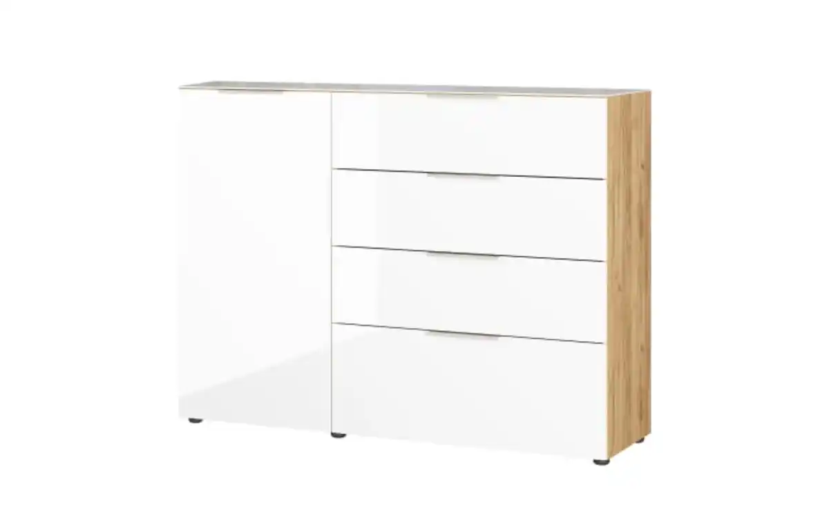Bild 1 von Germania - Kommode Oakland, Eiche-Nachbildung/weiß, 134 x 102 cm