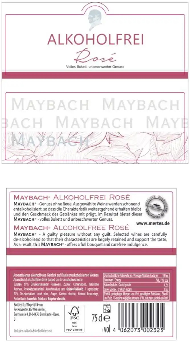 Bild 3 von alkoholfreier Roséwein - 6er Karton
