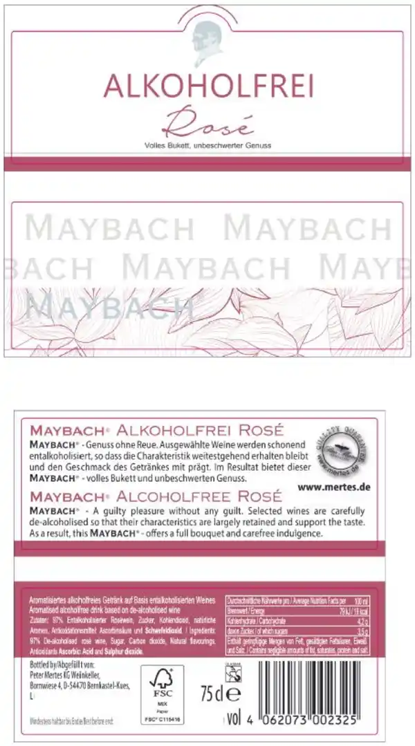 Bild 3 von alkoholfreier Roséwein - 6er Karton