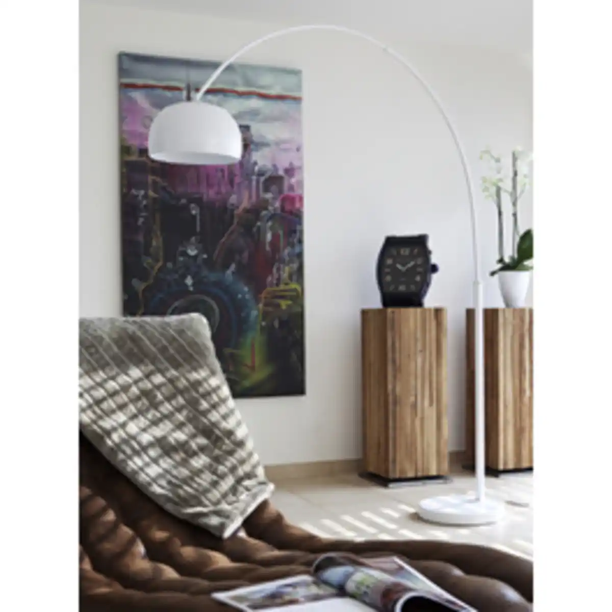 Bild 4 von SalesFever Bogenstandleuchte, E27, Höhe: 195 cm