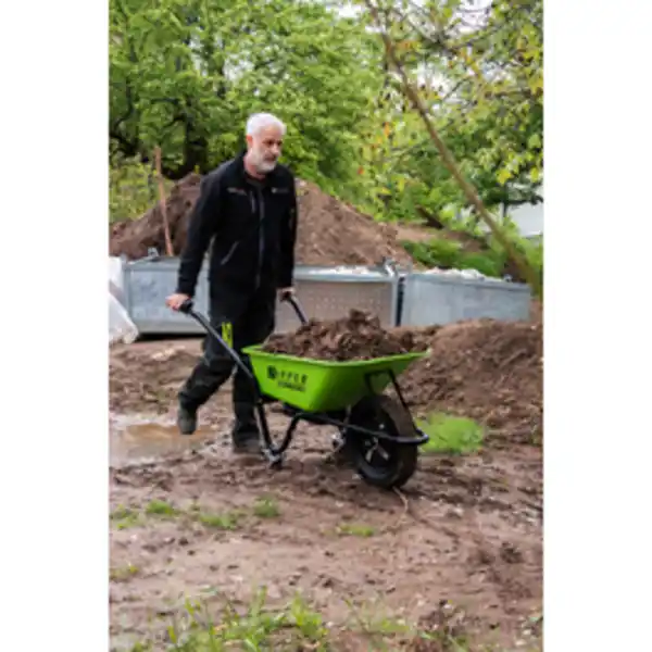 Bild 2 von ZIPPER elektrische Schubkarre »ZI-EWB500LI«, 500W, 75l, grün