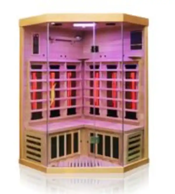 Bild 3 von Infrarotkabine BRANDON 120x120 cm, 6 Vollspektrumstrahler, 1-2 Personen