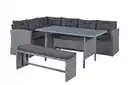 Bild 3 von 14 tlg. Elegantes Ecksofa Set ca. 177 x 235 x 74 cm - Grau