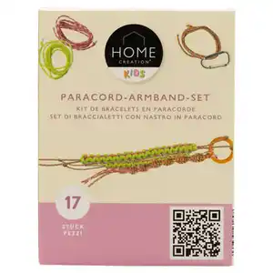 HOME CREATION Bastelset Freundschaftsarmband, Paracord