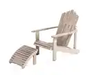 Bild 1 von Adirondack Gartensessel, ca. 95 x 68,5 x 94 cm – Natur