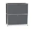 Bild 1 von Sideboard Metall »CN3«, niedrig mit Klappenfächern, grau