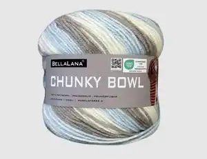Strickgarn BellaLana Chunky Bowl Blau