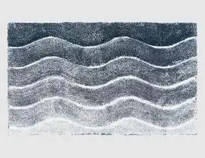 Badteppich Welle Blau