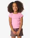 Bild 1 von Kinder-T-Shirt, gerippt rosa