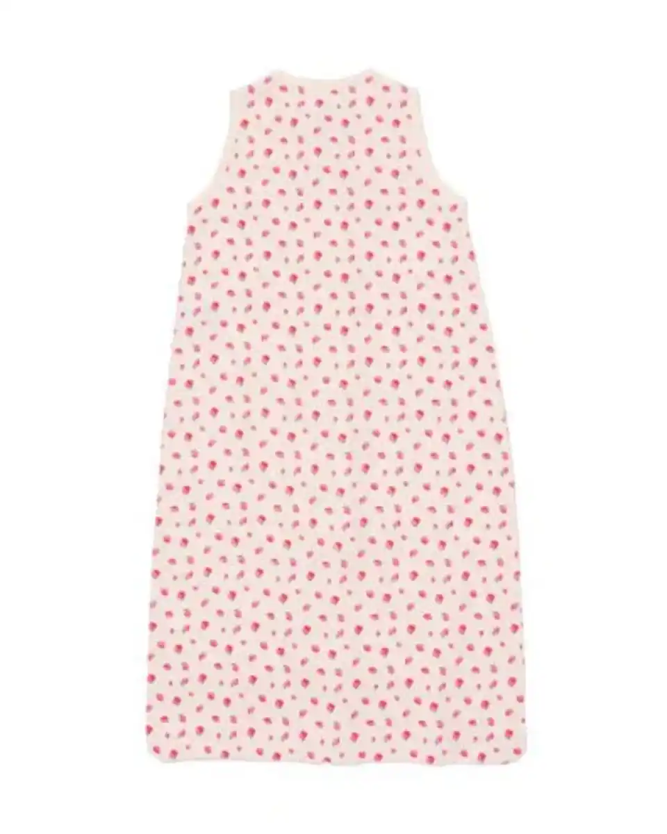 Bild 2 von Baby-Schlafsack, ärmellos, Musselin, 0,5 TOG, Erdbeeren hellrosa