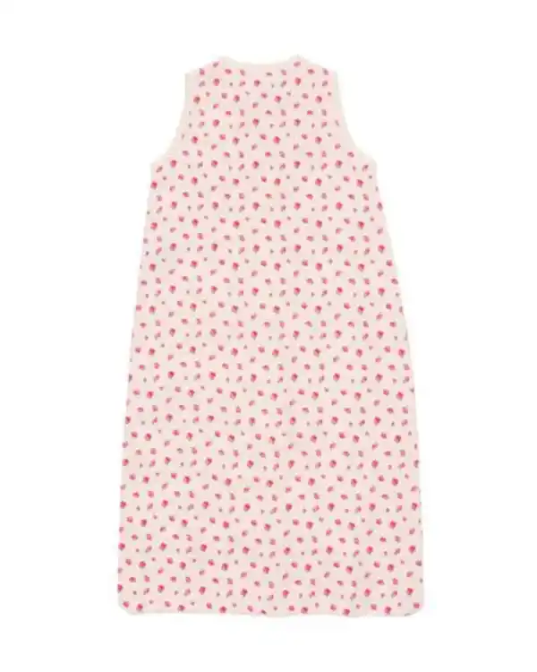 Bild 2 von Baby-Schlafsack, ärmellos, Musselin, 0,5 TOG, Erdbeeren hellrosa