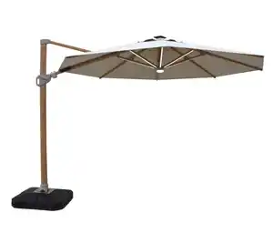 Leco LED-Ampelschirm*, ca. 350 cm, inkl. Abdeckhaube