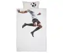 Bild 1 von Kinder Perkal-Bettwäsche »Fußball«, Normalgröße