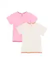 Bild 2 von Baby-T-Shirts mit Rippenstruktur – 2 Stück rosa