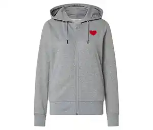 Sweatjacke, grau
