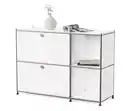 Bild 1 von Sideboard Metall »CN3« mit 2 Klappenfächern, weiß